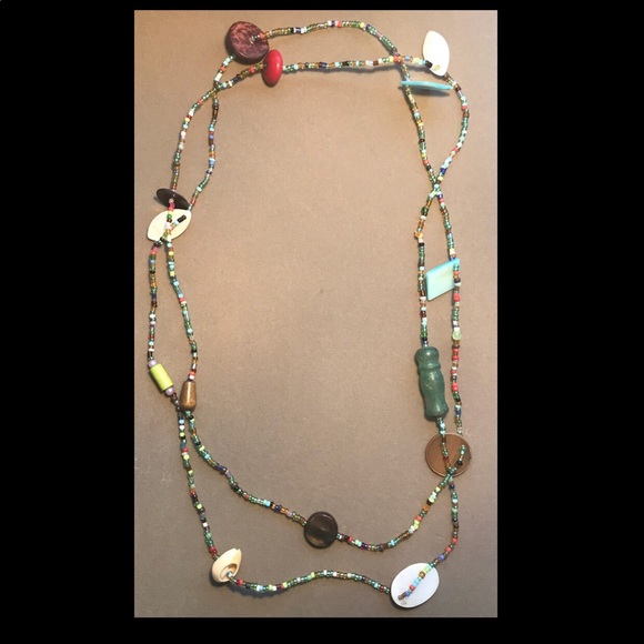 💍BOGO Bohemian flare seed bead necklace - Picture 3 of 4